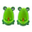 2 x Fun Pot Children Frog-Shaped Urinal (Green) 1