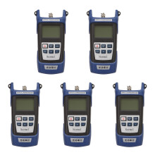 5X Handheld Optical Power Meter High Precision Optical Fiber Tester Optical Attenuation Test with Fc/Sc Adapter