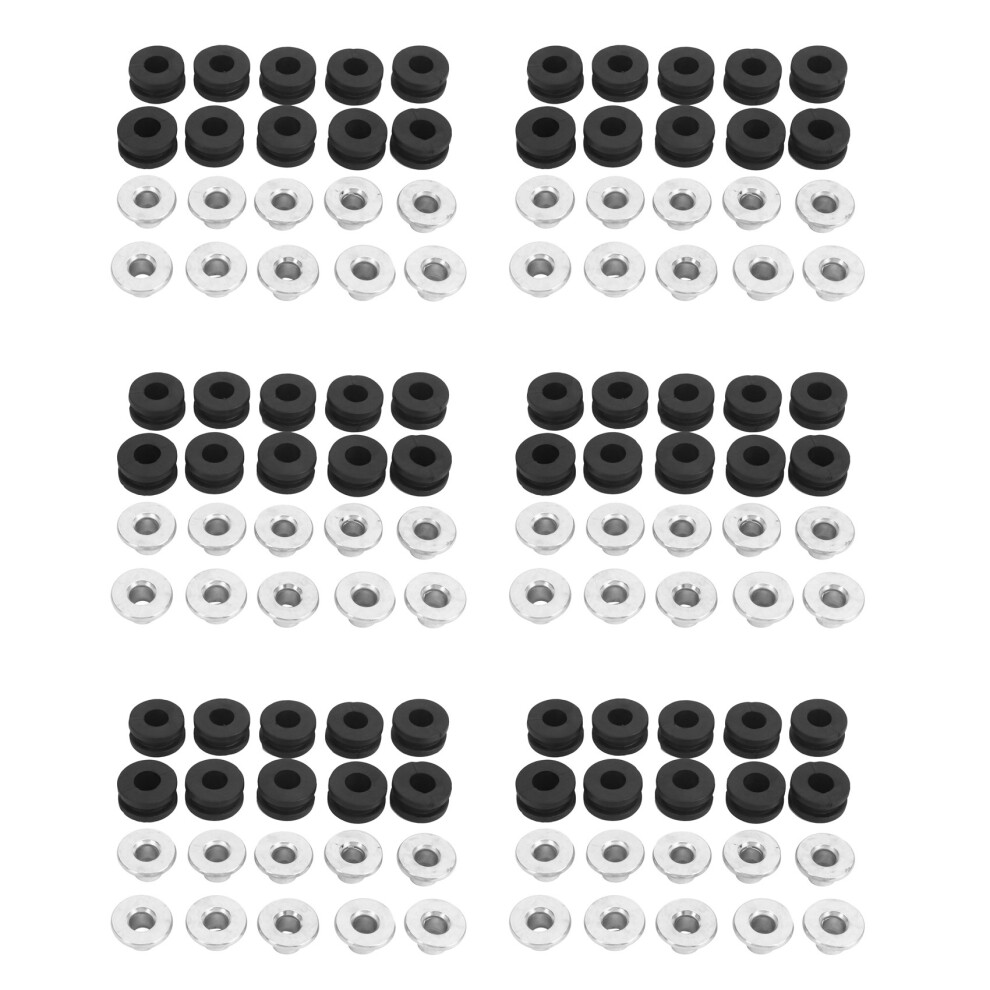 60Pcs Motorcycle Rubber Grommets For For For For Fairings 6032343640678