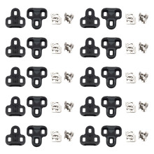 20X Self-Locking Bicycle Pedal Cleat 4.5 Degree Road Bike Lock Plate for  Keo Pedal Nylon Cycling Cleats Accessories