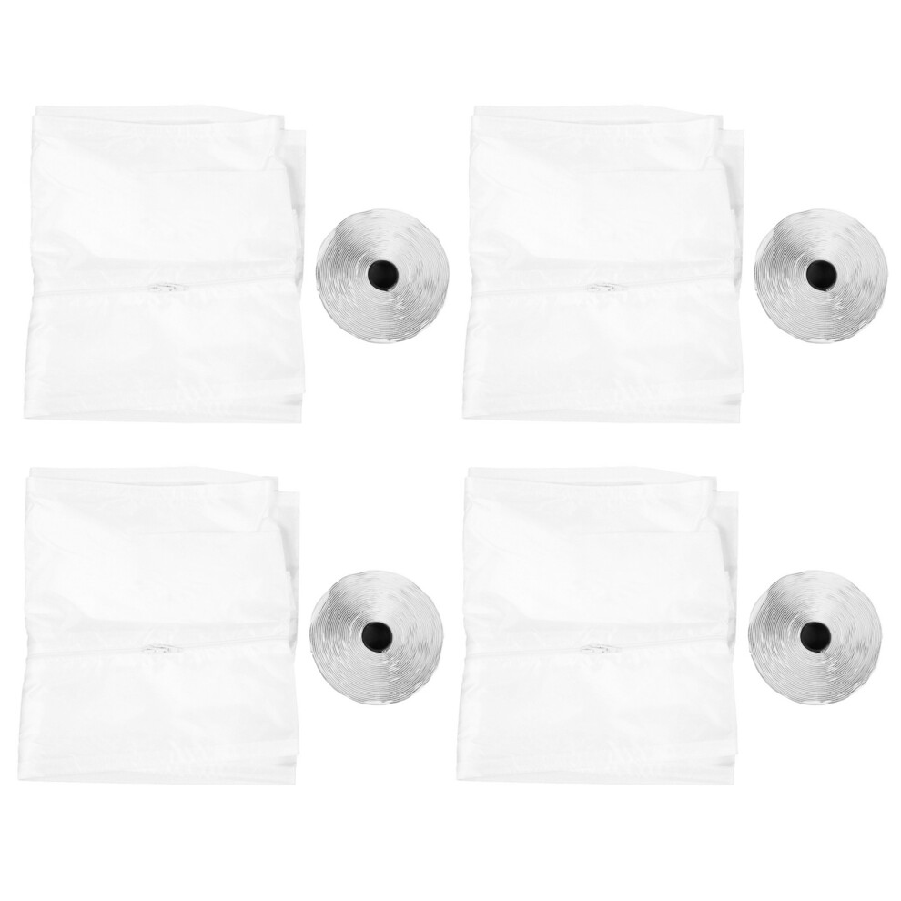 4X Airlock Window Seal For Portable Air Conditioner,400 Cm Flexible Cloth Sealing Plate Window Seal With With Zip 6033737918465