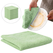 Microfiber Cleaning Cloths – 20 Colors, Ultra-Soft, High-Absorbency, Multipurpose Towels for Dusting, Car & Home Cleaning