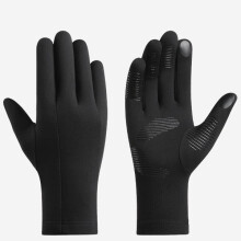 Winter Thin Thermal Gloves, Touch Screen Anti-Slip Ski Inner Gloves, Windproof Outdoor Gloves for Commuting Skiing Riding