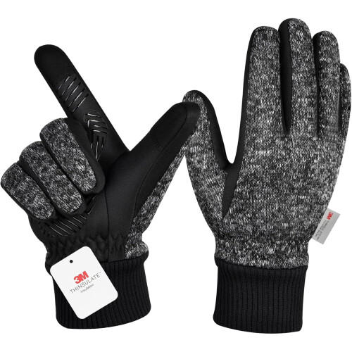 Winter Gloves Unisex -10F 3M Thinsulate Touchscreen
