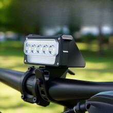 Upgraded 2000Lm Bike Headlight, 5 Modes, Waterproof, USB Rechargeable – Compatible with Mountain & Road Bikes