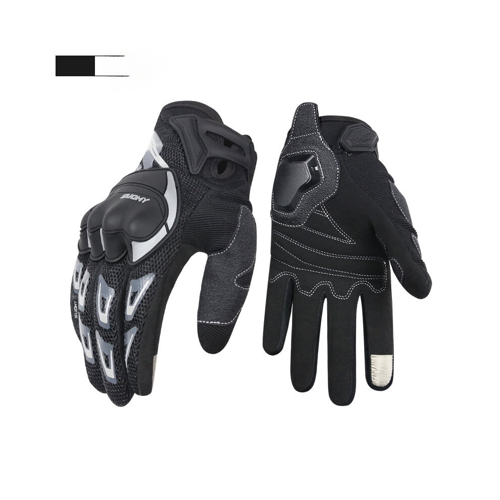Breathable Mesh Motorcycle Gloves, Touchscreen Protective Motorbike Gloves For Men And Women Mtb Riding, Road Racing, Motocross Racing, Cycling 9365509017982