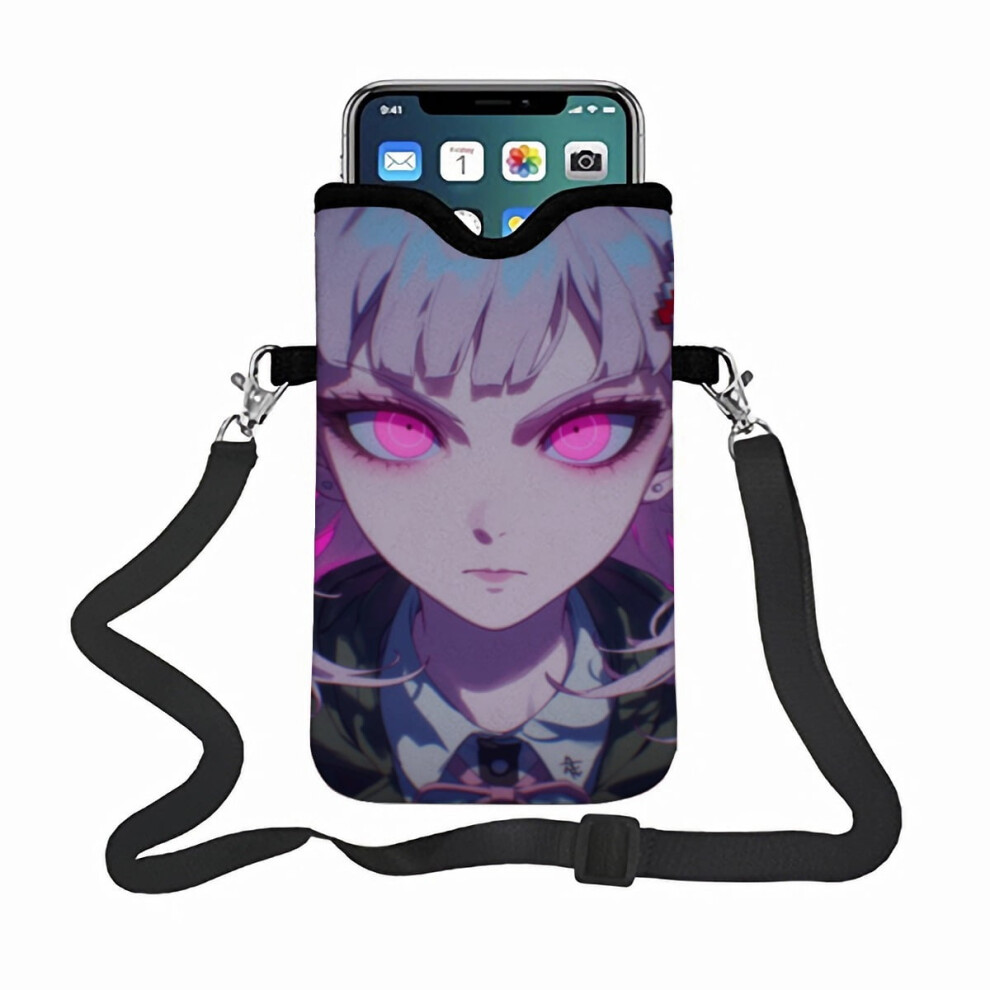 Danganronpa Phone Bag Phone Satchel, Paired With An Adjustable Strap Small Pouch Compatible With Most Smartphones. 9365509017975