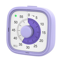 3" Visual Timer with Case, 60-Min Countdown for Kids, Power Light, Time Management Tool for Classroom, Home & Kitchen