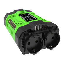 600W Car Inverter 12V 220V to AC Digital Display Portable Power Converter Car Inverter Car Power Inverter EU Plug