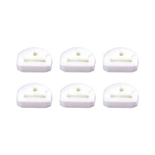 6Pcs Guitar String Retainer Classical Guitar Rollers-White