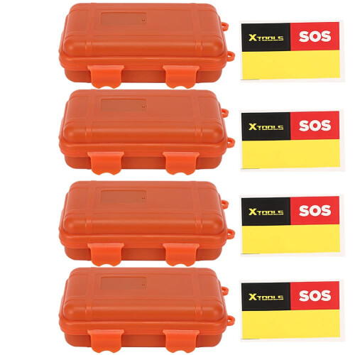 Waterproof Storage Box with Shockproof Lining for Camping Hiking Survival Gear