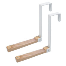 Paquete de 2 Perchas para Secar Ropa Sobre la Puerta, Perchas Plegables para Sala de Estar, Dormitorio y Baño, Portátiles y Versátiles, Color
