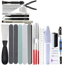 42 in 1 Model Building Tool Set Combo Accessories Kits Cut Tweezers Plier for DIY Grinding Polishing Drill