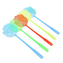 5pcs Fly Swatter Set Hand Shaped Heavy Duty Plastic with Long Handle for Indoor and Outdoor Use