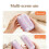 Double Sided Rechargeable Hand Warmer 8 Second Heating-Orange 5