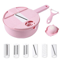 Multifunctional Vegetable Slicer Potato Peeler Carrot Onion Grater with Strainer Vegetable Cutter 12 In1 Kitchen