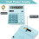 12 Digits Electronic Calculator Solar Calculator Dual Power Calculator Office Financial Basic Desk Calculator- 2