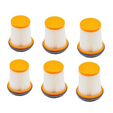 6PCS Stofzuigerfilterpatroon HEPA Haipa Filter Vervanging voor Ultenic S1 Robot Auto Stofzuiger Accessoires