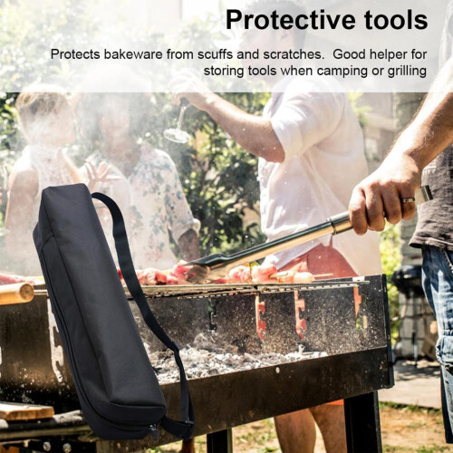 BBQ Tool Bag with Multiple Storage Compartments, Padded Interior, Camping and Tailgating Organizer 1