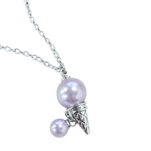 Unique Dessert Inspired Pearls Pendant Necklace Fashion-6