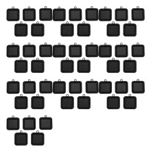 50PCS Multifunctional Square Stand Suitable for- Black..