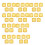 50 Pack Square Pendant Trays Bezel Base Pendant Making-Gold 1