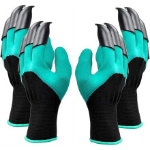 Waterproof Claw Gardening Gloves with Builtin Fingertips for Digging Planting Weeding Seeding
