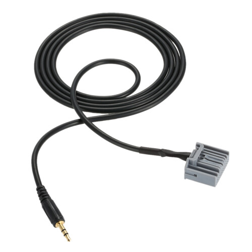 2Pcs 3.5mm Audio Car GPS AUX Adapter Cable for   2006-2013 Input Connector 1