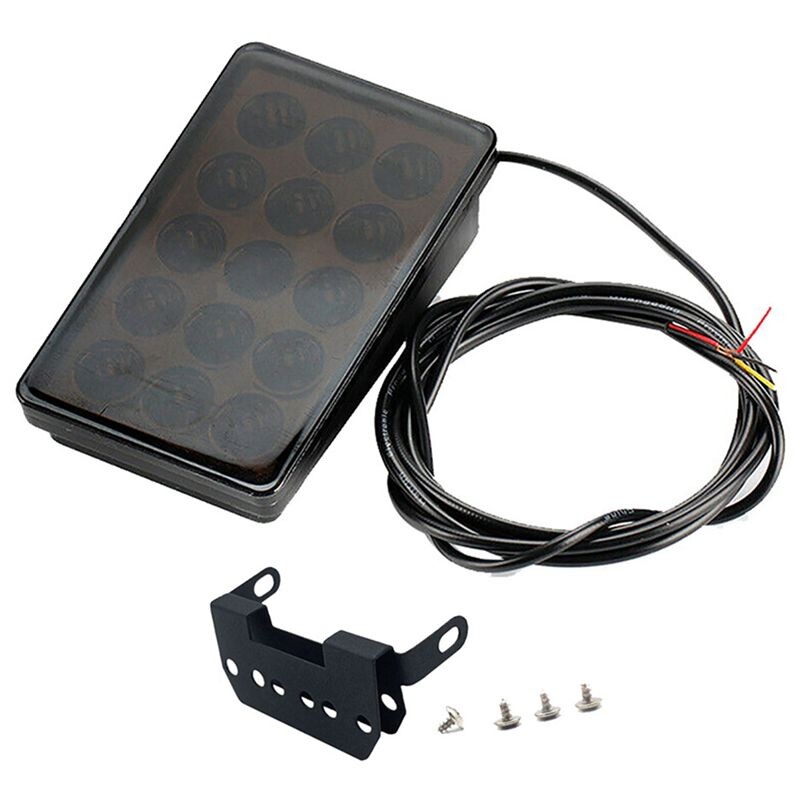 2X Feu de Frein de Voiture à LED 15LED F1 Style Universal Shell Light ...