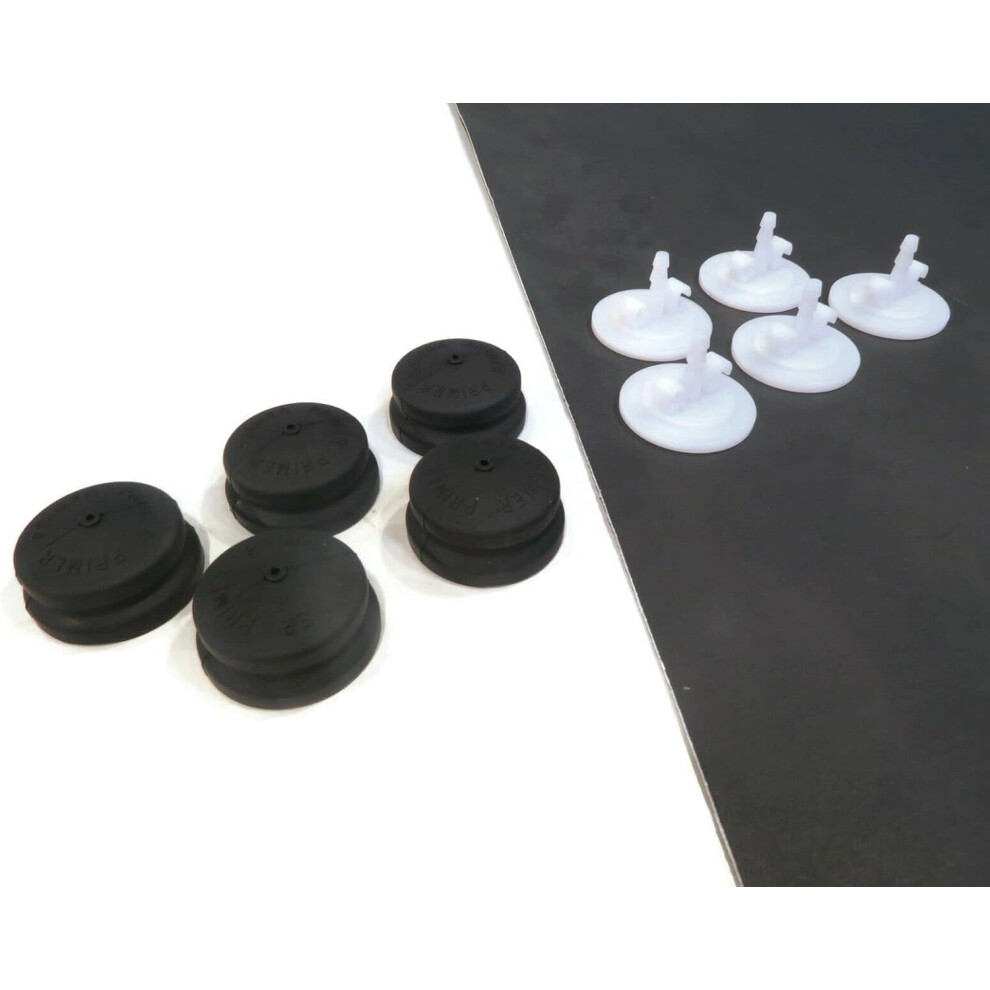 Pack Of 5 Primer Bulb Kit For Toro Ccr Powerlite 38170 38171 Snowblower Fuel Restore 9771547425045