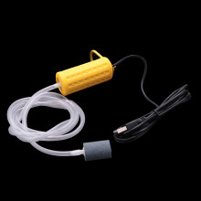 3X USB Aeration Pump Air Pump Aquarium Aerator Ultra Quiet Fish Tank Go Fishing Oxygen Pump ——Yellow