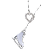 Collier de patins à glace Fashion Candy Hues-Double face blanc