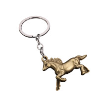 Porte-clés à breloque cheval exquis, symbolisant la richesse-UN