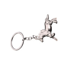 Porte-clés à breloque cheval en alliage de Zinc, artisanat-D