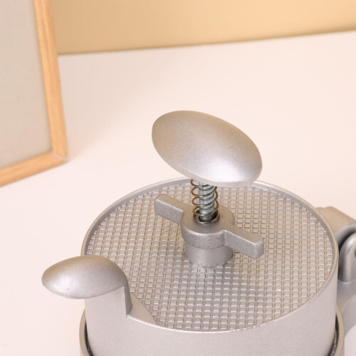 Small Adjustable Hamburger Press for Home Use with Uniform Patty Size and Easy Clean Surface 2