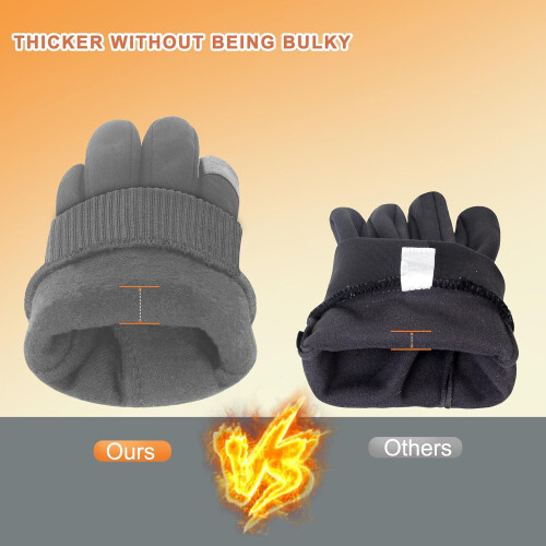 Winter Waterproof Gloves Thermal Windproof 1