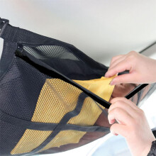 Auto Decken Aufbewahrung Netz Tasche 90X65Cm Auto Dach Innen GepäCk Netz Tasche Tragbare Kofferraum Auto Aufbewahrung Tasche für Van SUV