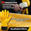 PUMIER Men's Winter Work Gloves Yellow Large 2