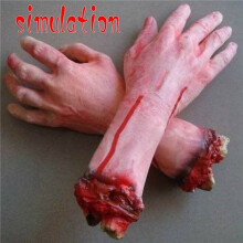 3X Bloody Horror Scary Halloween Prop Fake Severed Life Size Arm Hand House 19 X 10.5cm