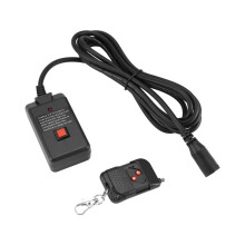 2X AC 90-240V Bärbar 3-Stifts Trådlös Fjärrmottagare för Smoke Machine DJ Stage Receiver Fog 400W 500W 900W 1500W A