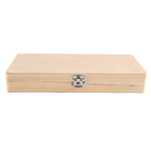 5X Caja de Almacenamiento de Portaobjetos de Madera, Capacidad para 50 Portaobjetos, Caja de Portaobjetos de Microscopio