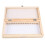 5X Wooden Slide Storage Box, Holds 50 Slides, Microscope Slide Box 5
