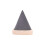 Creative Conical Bracelet Stand Sturdy Wood and Soft-Gray 1