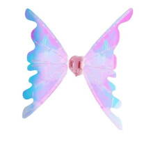 Fairy Wings for Kids Girls Adjustable Durable Butterfly Costume Pink Outdoor Dress Up