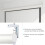 8Pcs Projector Curtain Hanger Projector Screen L-Bracket Mounting Hanger Holder Adjustable Extension Mount Stand 9