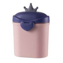 Large Purple Baby Milk Powder Box, Sealed Baby Food Storage Container with Snap Lid, Large Capacity