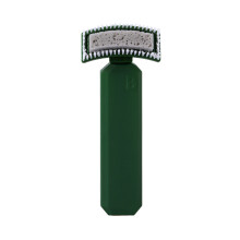 Brosse de nettoyage compacte et ergonomique, corps durable avec têtes en éponge et en coton remplaçables, idéale pour l'entretien de la cuisine