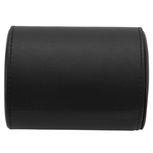 2X Black Necktie Neck Tie Storage Case Travel Gift Box Cylinder Shape 2