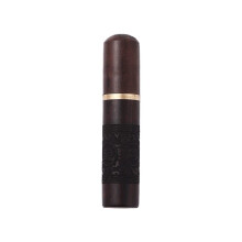 Wooden Needle Case and Toothpick Holder, 2 in 1 Compact Travel Size with Decorative Black Finish