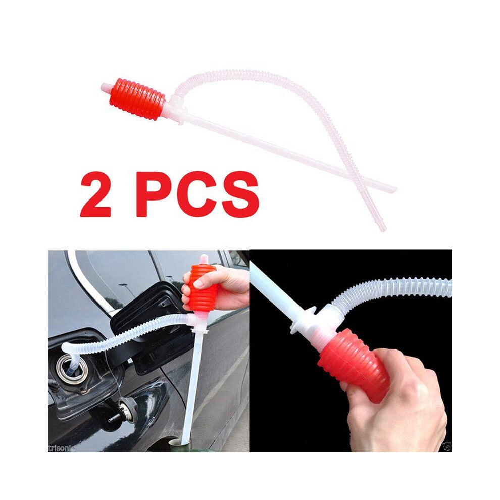 8Pcs Universal Fuel Transfer Siphon Pump - Large Squeezing Syphon For Lawn Mowers & Manual Pumping Petrol, Water,Alcohol 4713677696358
